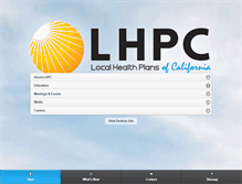 Tablet Screenshot of lhpc.org